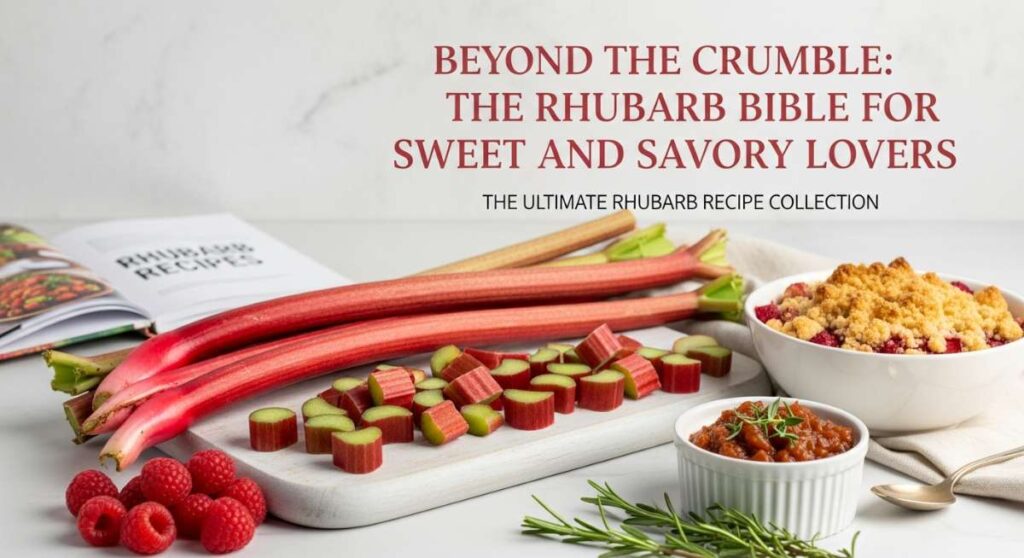 featured: beyond the crumble: the rhubarb bible for sweet and savory lovers