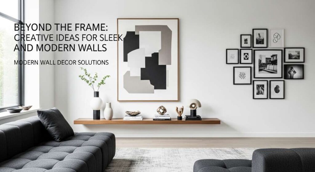featured: beyond the frame: creative ideas for sleek and modern walls