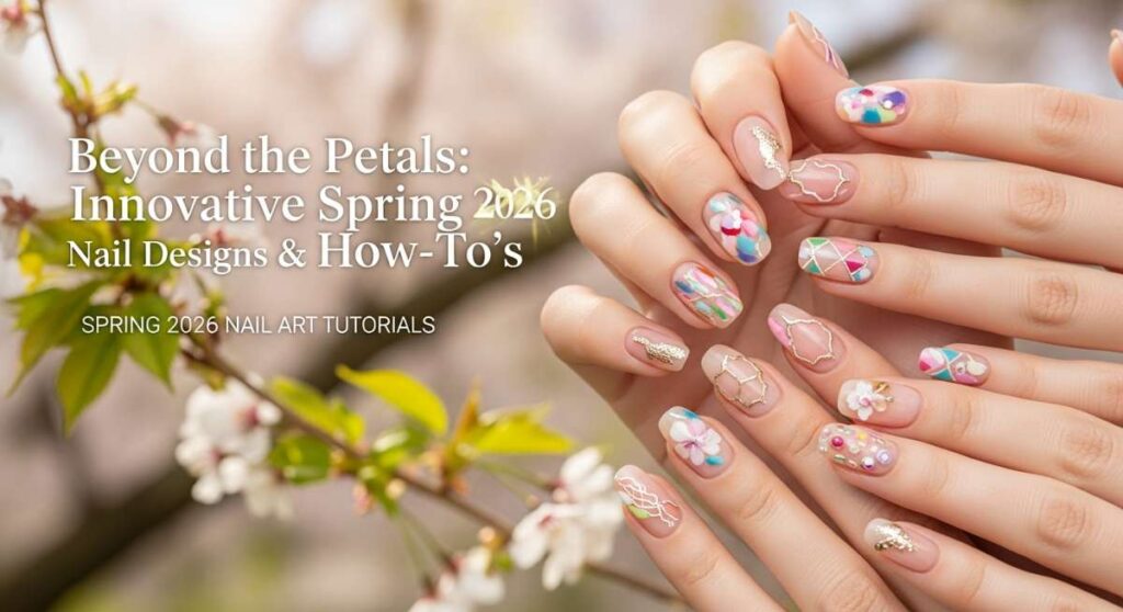 featured: beyond the petals: innovative spring 2026 nail designs & how to's