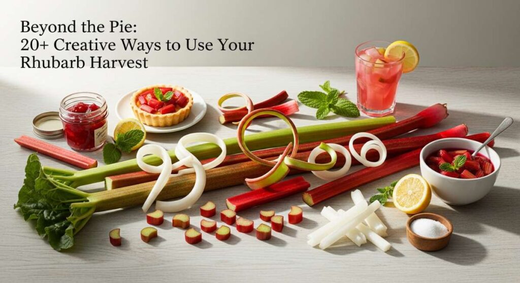 featured: beyond the pie: 20+ creative ways to use your rhubarb harvest