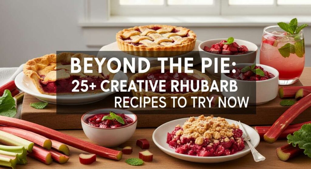 featured: beyond the pie: 25+ creative rhubarb recipes to try now