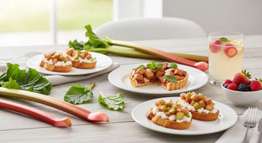 featured: beyond the pie: modern rhubarb recipes for spring and summer