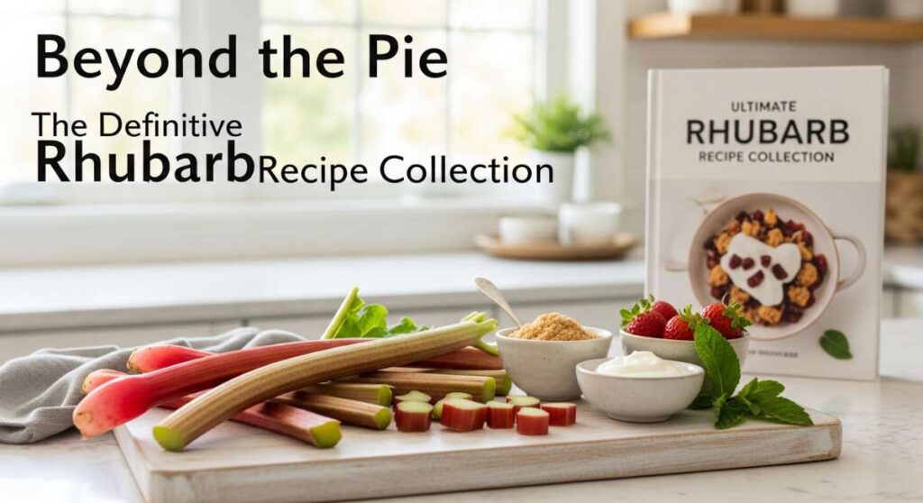 featured: beyond the pie: the definitive rhubarb recipe collection