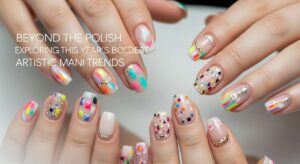 featured: beyond the polish: exploring this year's boldest artistic mani trends