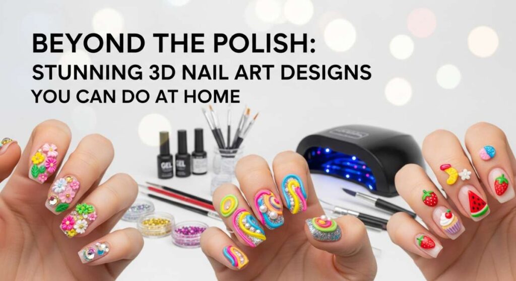 Beyond the Polish: Stunning 3D Nail Art Designs You Can Do at Home featured: beyond the polish: stunning 3d nail art designs you can do at home
