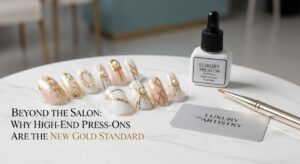 featured: beyond the salon: why high end press ons are the new gold standard