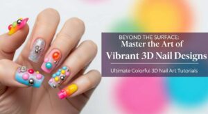 featured: beyond the surface: master the art of vibrant 3d nail designs