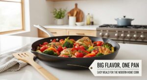 featured: big flavor, one pan: easy meals for the modern home cook