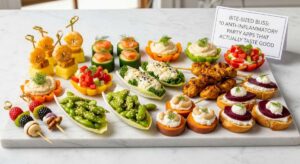 featured: bite sized bliss: 10 anti inflammatory party apps that actually taste good