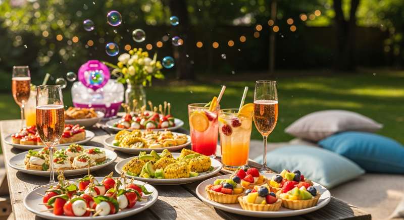 featured: bites, bubbles, and backyard bashes: your summer hosting handbook