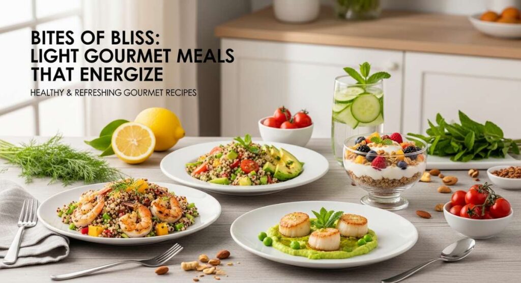 featured: bites of bliss: light gourmet meals that energize