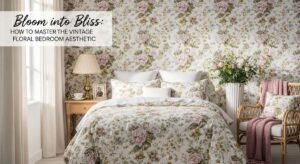 featured: bloom into bliss: how to master the vintage floral bedroom aesthetic
