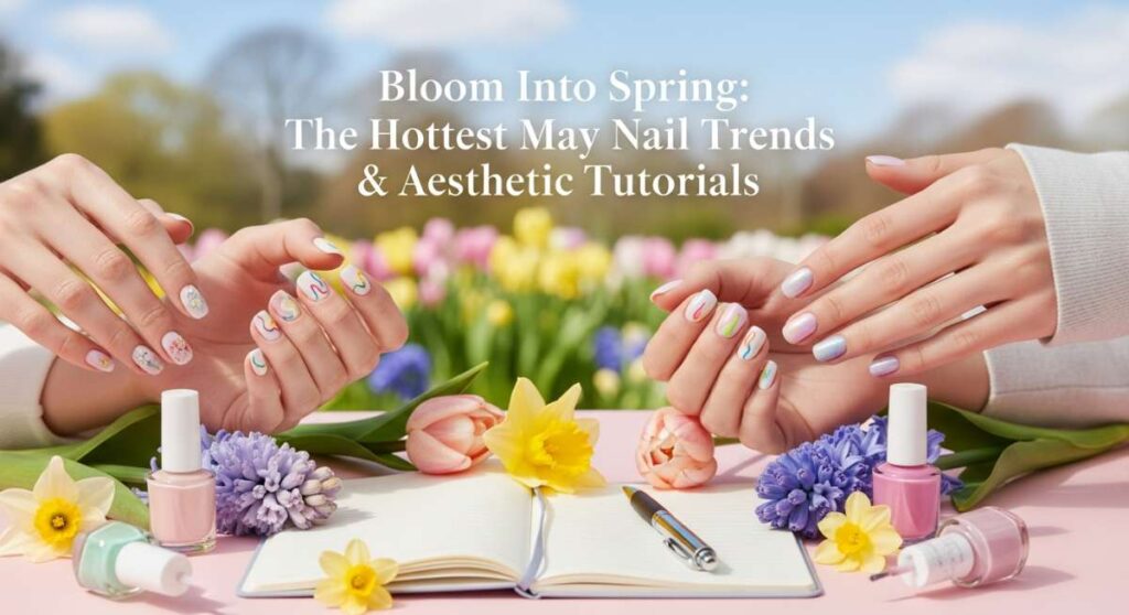 featured: bloom into spring: the hottest may nail trends & aesthetic tutorials