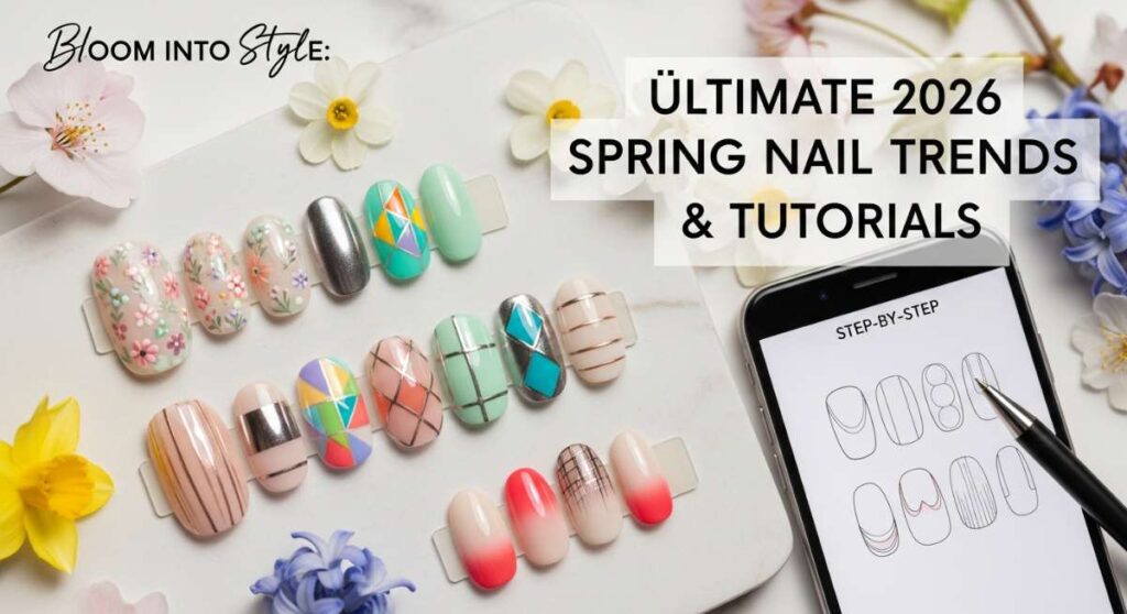 featured: bloom into style: the ultimate 2026 spring nail trends & step by step tutorials