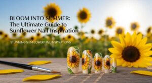 featured: bloom into summer: the ultimate guide to sunflower nail inspiration