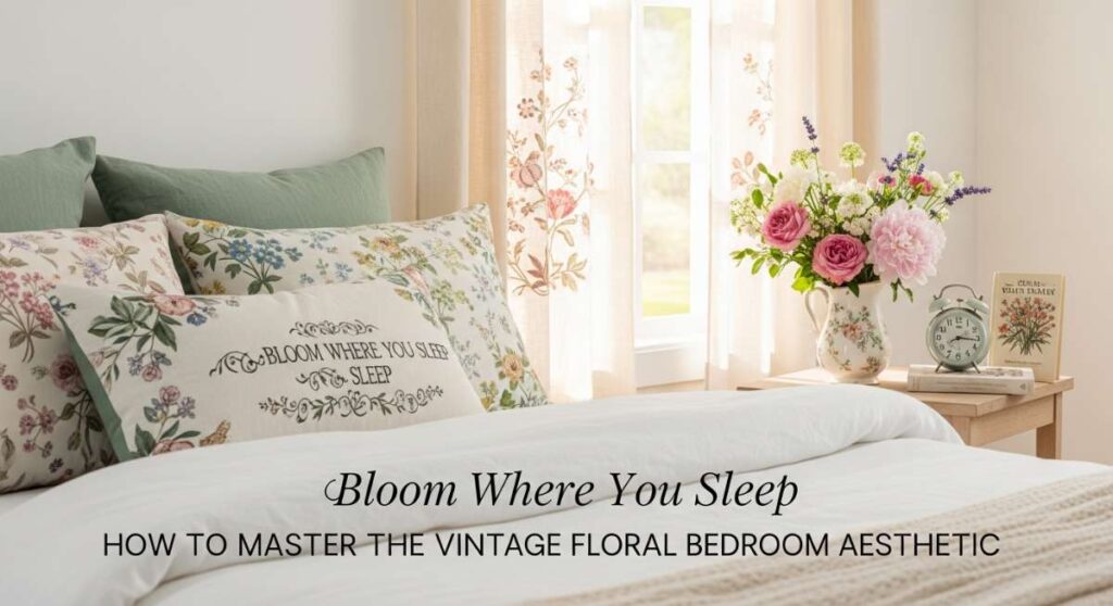 featured: bloom where you sleep: how to master the vintage floral bedroom aesthetic