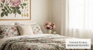featured: botanical bliss: how to perfect the vintage floral bedroom aesthetic