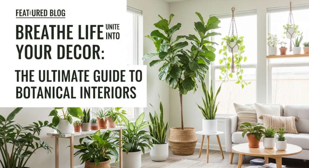 featured: breathe life into your decor: the ultimate guide to botanical interiors