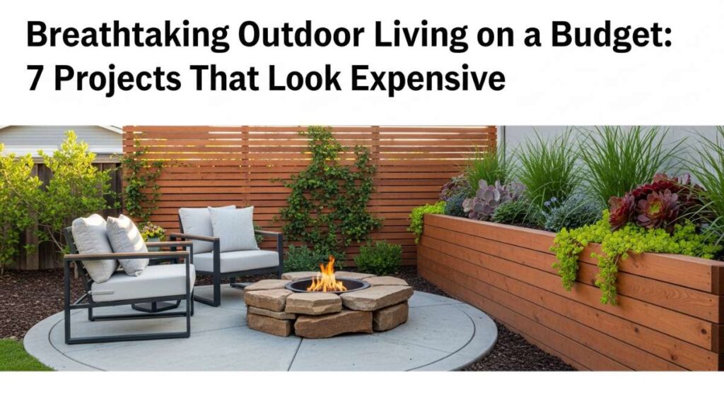 featured: breathtaking outdoor living on a budget: 7 projects that look expensive