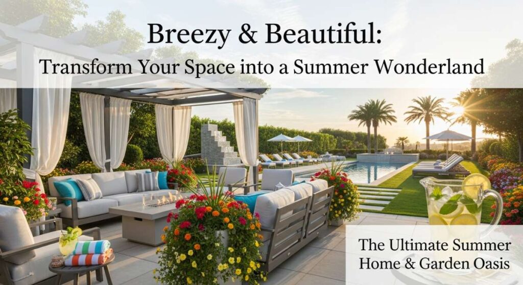 featured: breezy & beautiful: transform your space into a summer wonderland