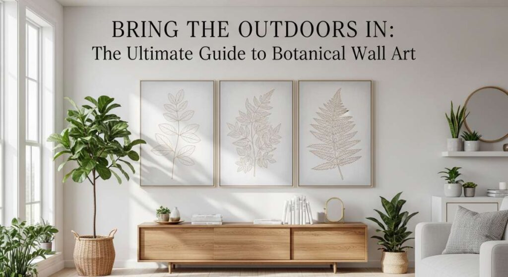 featured: bring the outdoors in: the ultimate guide to botanical wall art