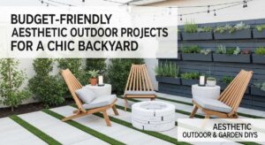 featured: budget friendly aesthetic outdoor projects for a chic backyard