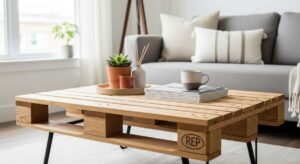 featured: budget friendly beauty: how to build your own pallet coffee table