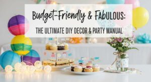 featured: budget friendly & fabulous: the ultimate diy decor & party manual