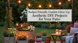 featured: budget friendly garden glow up: aesthetic diy projects for your patio