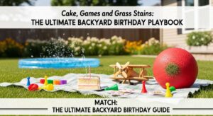 featured: cake, games, and grass stains: the ultimate backyard birthday playbook