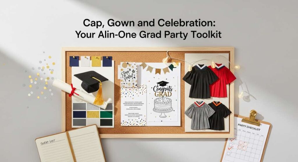 featured: cap, gown, and celebration: your all in one grad party toolkit
