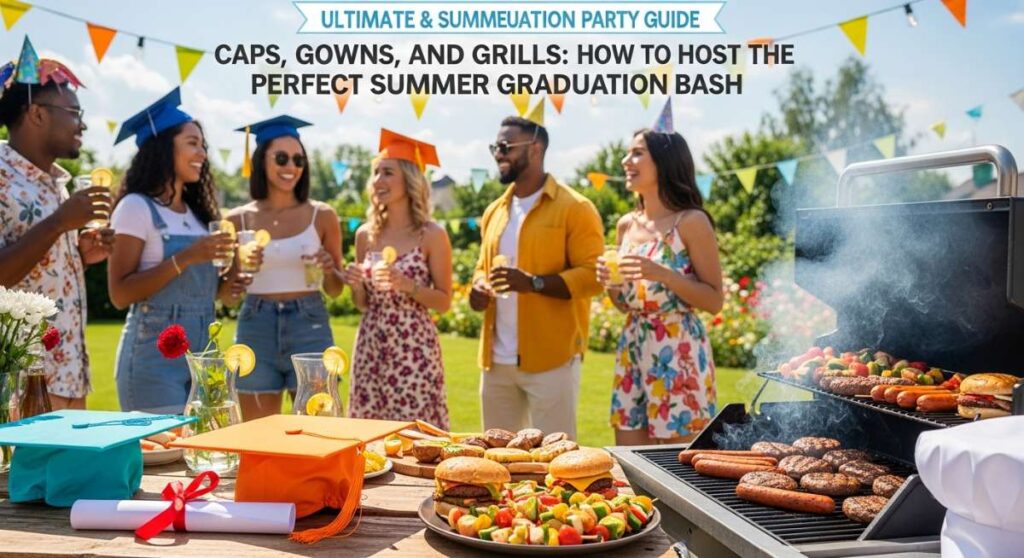 featured: caps, gowns, and grills: how to host the perfect summer graduation bash