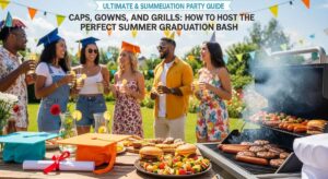 featured: caps, gowns, and grills: how to host the perfect summer graduation bash