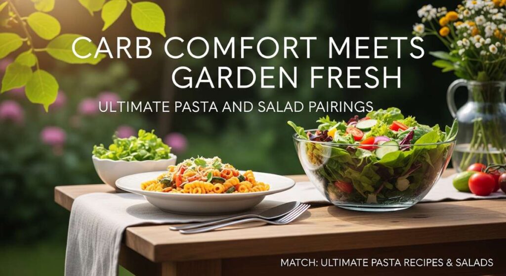Carb Comfort Meets Garden Fresh: Ultimate Pasta and Salad Pairings featured: carb comfort meets garden fresh: ultimate pasta and salad pairings