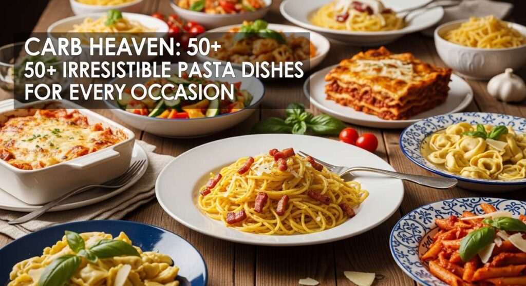 featured: carb heaven: 50+ irresistible pasta dishes for every occasion