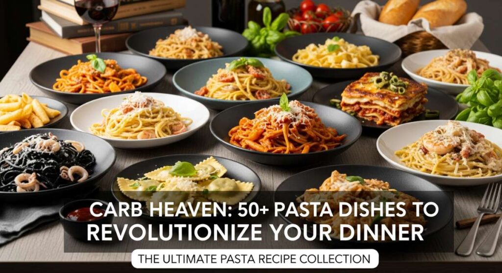 featured: carb heaven: 50+ pasta dishes to revolutionize your dinner