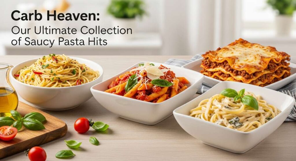 featured: carb heaven: our ultimate collection of saucy pasta hits