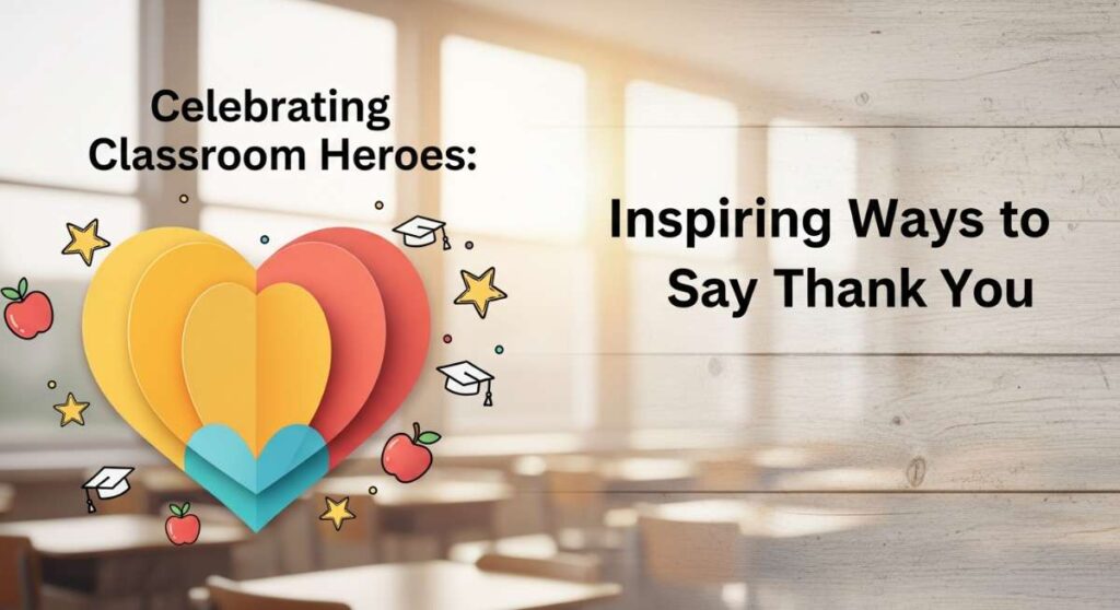 featured: celebrating classroom heroes: inspiring ways to say thank you