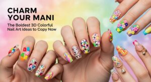 featured: charm your mani: the boldest 3d colorful nail art ideas to copy now