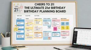 featured: cheers to 21! your step by step birthday planning board guide