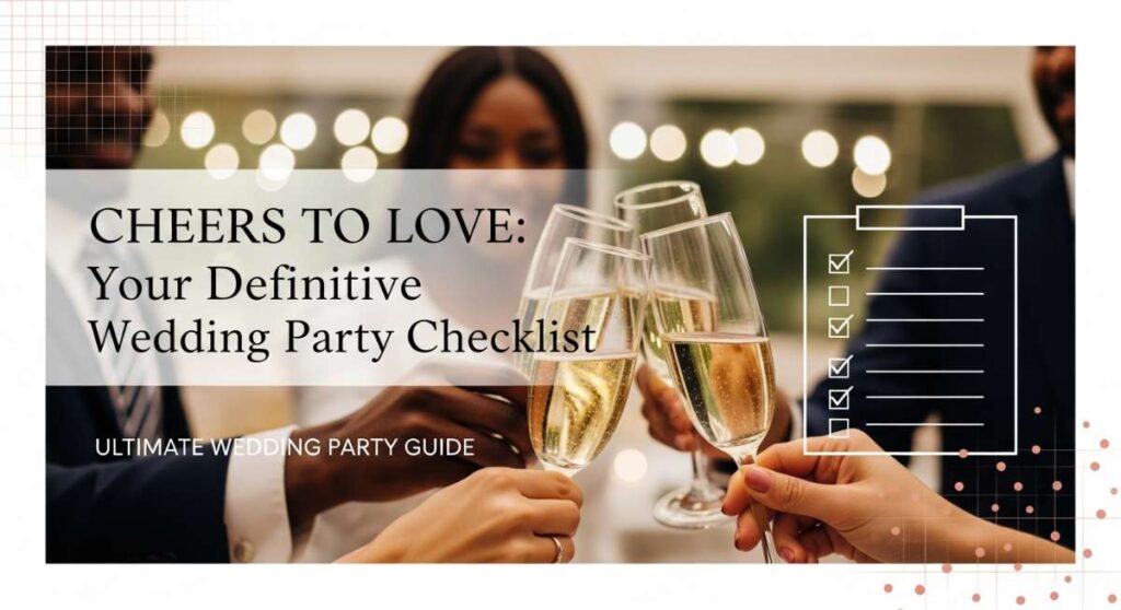 Cheers to Love: Your Definitive Wedding Party Checklist featured: cheers to love: your definitive wedding party checklist