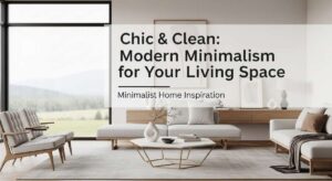 featured: chic & clean: modern minimalism for your living space