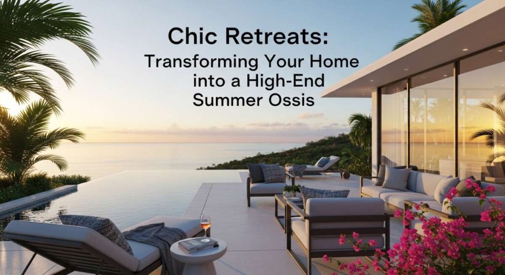 featured: chic retreats: transforming your home into a high end summer oasis
