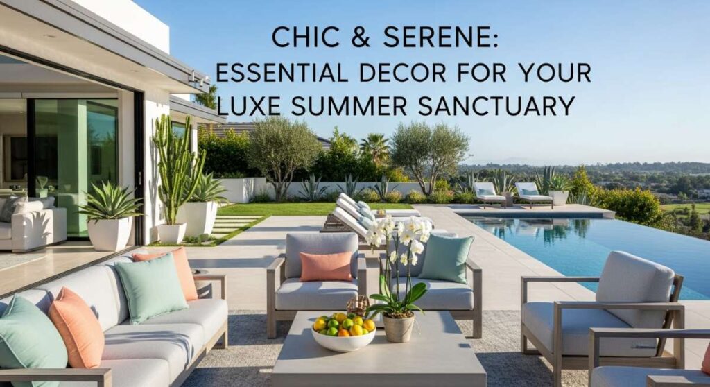 featured: chic & serene: essential decor for your luxe summer sanctuary