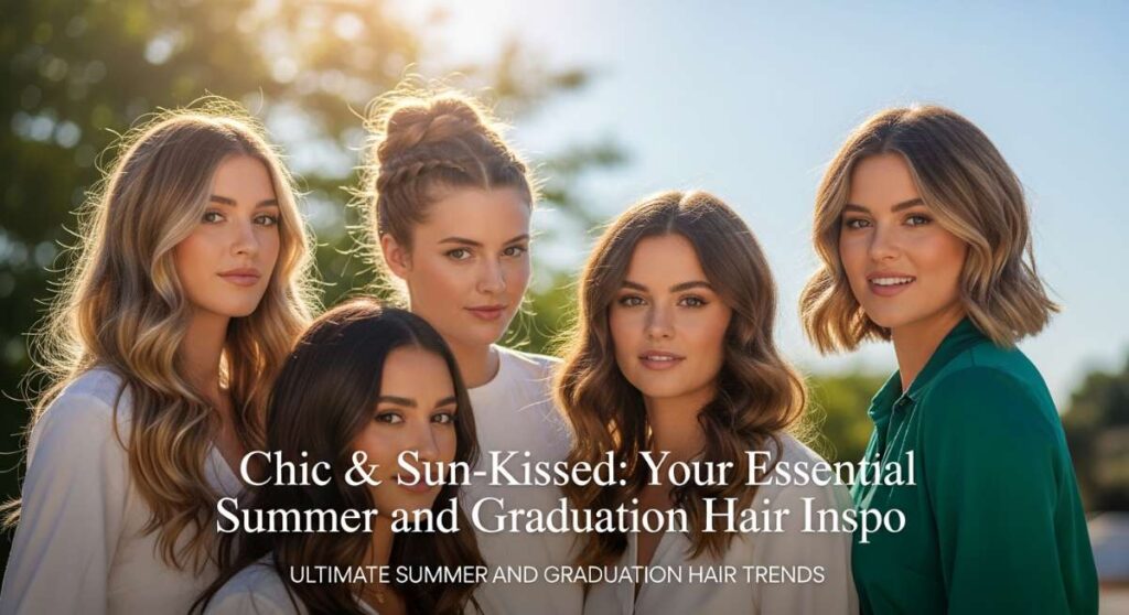 featured: chic & sun kissed: your essential summer and graduation hair inspo