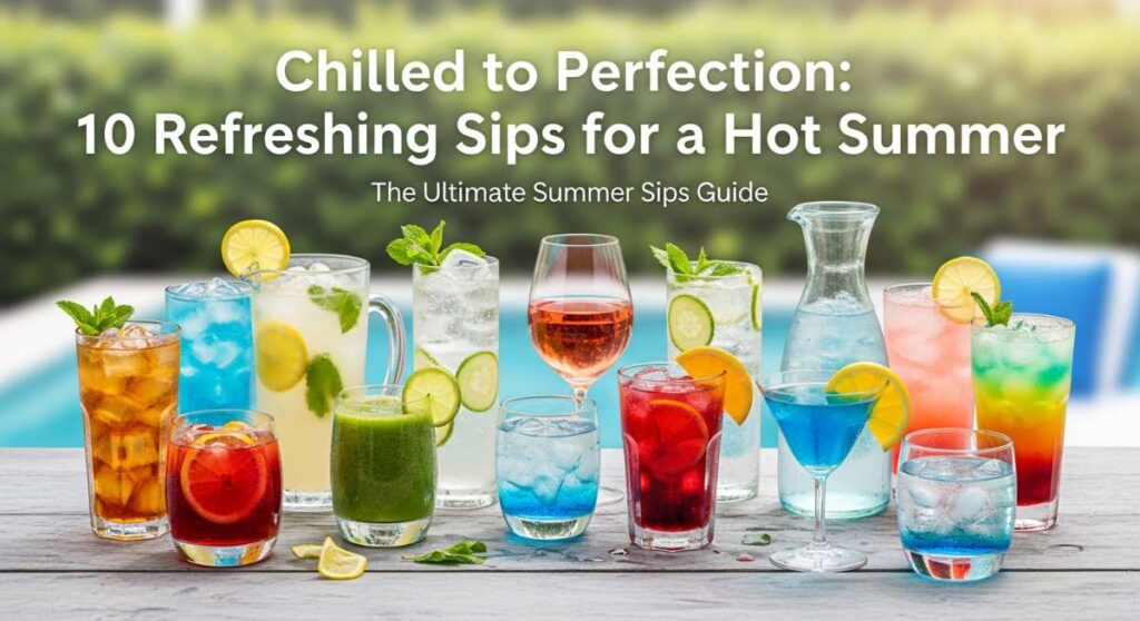 Chilled to Perfection: 10 Refreshing Sips for a Hot Summer featured: chilled to perfection: 10 refreshing sips for a hot summer