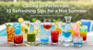 featured: chilled to perfection: 10 refreshing sips for a hot summer