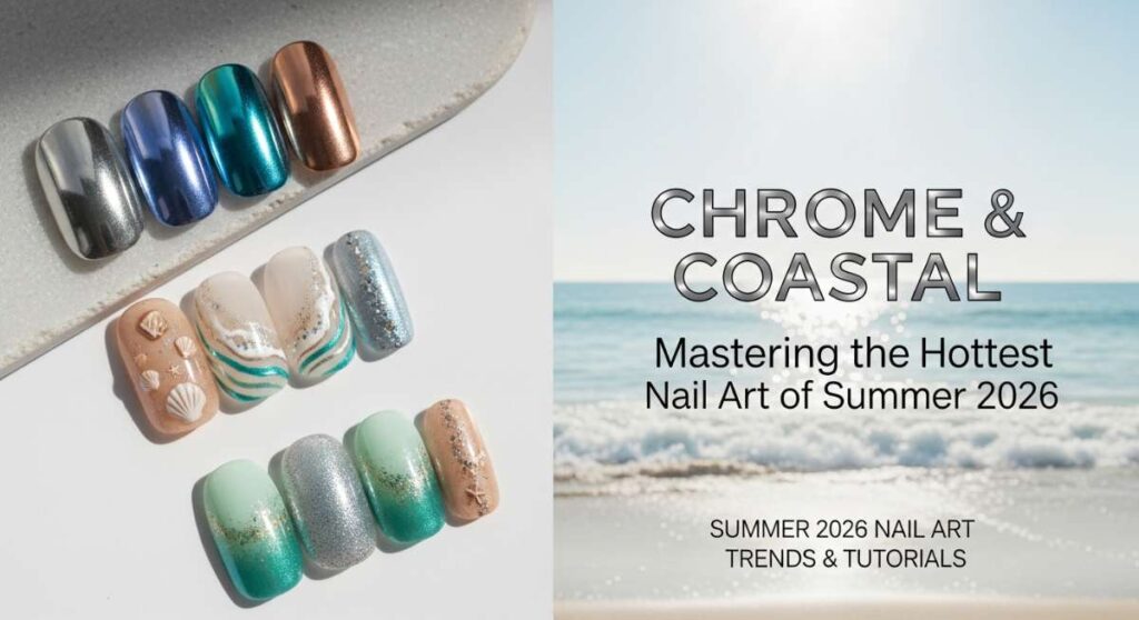 Chrome & Coastal: Mastering the Hottest Nail Art of Summer 2026 featured: chrome & coastal: mastering the hottest nail art of summer 2026