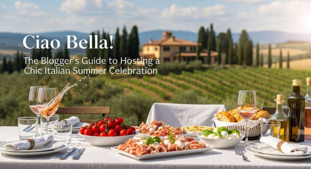 featured: ciao bella! the blogger’s guide to hosting a chic italian summer celebration
