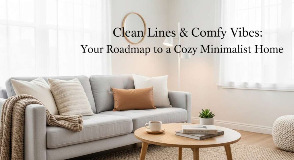 Clean Lines & Comfy Vibes: Your Roadmap to a Cozy Minimalist Home featured: clean lines & comfy vibes: your roadmap to a cozy minimalist home